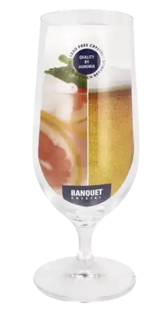 Bohemia Lead-Free Cocktail & Beer Glass 450ml